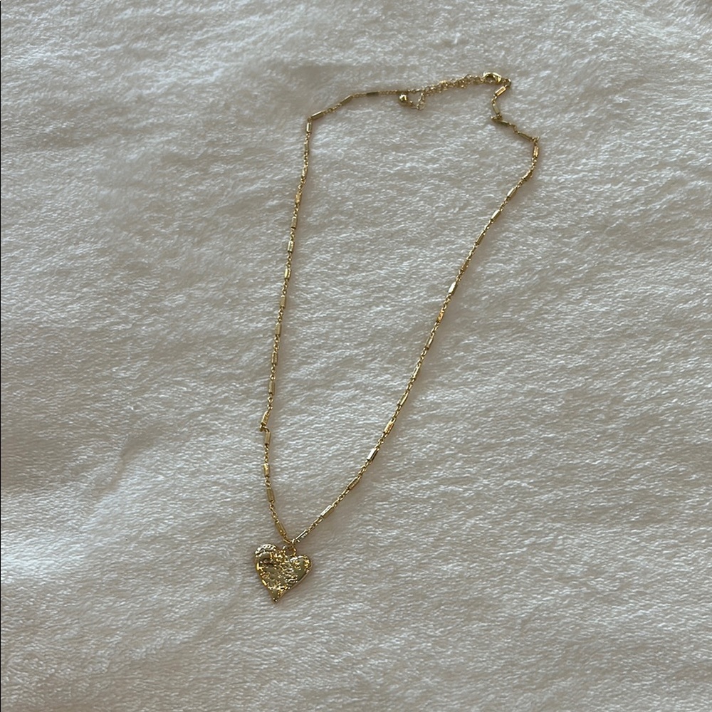 Elegant Gold Heart Necklace